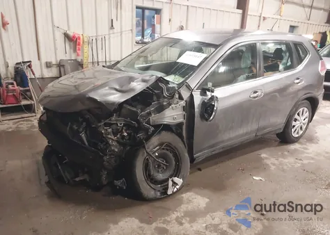 2015 Nissan Rogue S из США, поврежденный, VIN KNMAT2MV7FP541415